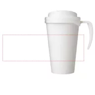   Cana de voiaj, 350 ml, 13,5x16,5xø5,5 cm, Americano, 20SEP0779, Polipropilena, Alb