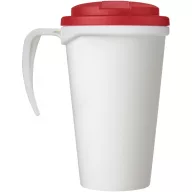   Cana de voiaj, 350 ml, 13,5x16,5xø5,5 cm, Americano, 20SEP0782, Polipropilena, Alb, Rosu