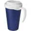 Cana de voiaj, 350 ml, 13,5x16,5xø5,5 cm, Americano, 20SEP0770, Polipropilena, Albastru, Alb