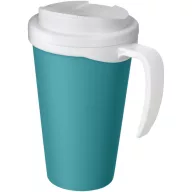  Cana de voiaj, 350 ml, 13,5x16,5xø5,5 cm, Americano, 20SEP0768, Polipropilena, Albastru, Alb