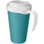 Cana de voiaj, 350 ml, 13,5x16,5xø5,5 cm, Americano, 20SEP0768, Polipropilena, Albastru, Alb