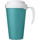 Cana de voiaj, 350 ml, 13,5x16,5xø5,5 cm, Americano, 20SEP0768, Polipropilena, Albastru, Alb