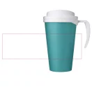Cana de voiaj, 350 ml, 13,5x16,5xø5,5 cm, Americano, 20SEP0768, Polipropilena, Albastru, Alb