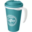 Cana de voiaj, 350 ml, 13,5x16,5xø5,5 cm, Americano, 20SEP0767, Polipropilena, Albastru