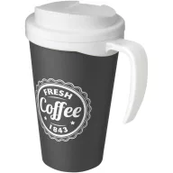  Cana de voiaj, 350 ml, 13,5x16,5xø5,5 cm, Americano, 20SEP0774, Polipropilena, Gri, Alb