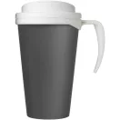 Cana de voiaj, 350 ml, 13,5x16,5xø5,5 cm, Americano, 20SEP0774, Polipropilena, Gri, Alb
