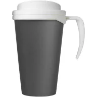   Cana de voiaj, 350 ml, 13,5x16,5xø5,5 cm, Americano, 20SEP0774, Polipropilena, Gri, Alb