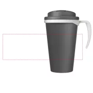   Cana de voiaj, 350 ml, 13,5x16,5xø5,5 cm, Americano, 20SEP0773, Polipropilena, Gri