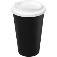   Cana de voiaj, 350 ml, 15.5xØ 9.5 cm, Americano, 20IUN0712, Negru, Alb, Polipropilena
