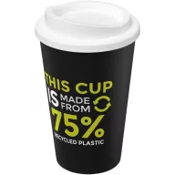   Cana de voiaj, 350 ml, 15.5xØ 9.5 cm, Americano, 20IUN0712, Negru, Alb, Polipropilena