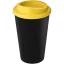 Cana de voiaj, 350 ml, 15.5xØ 9.5 cm, Americano, 20IUN0713, Negru, Galben, Polipropilena