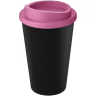  Cana de voiaj, 350 ml, 15.5xØ 9.5 cm, Americano, 20IUN0709, Negru, Roz, Polipropilena