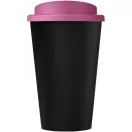 Cana de voiaj, 350 ml, 15.5xØ 9.5 cm, Americano, 20IUN0709, Negru, Roz, Polipropilena