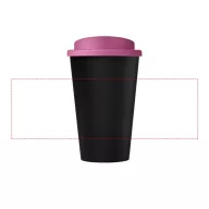  Cana de voiaj, 350 ml, 15.5xØ 9.5 cm, Americano, 20IUN0709, Negru, Roz, Polipropilena