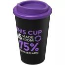 Cana de voiaj, 350 ml, 15.5xØ 9.5 cm, Americano, 20IUN0710, Negru, Violet, Polipropilena