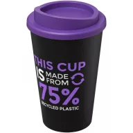   Cana de voiaj, 350 ml, 15.5xØ 9.5 cm, Americano, 20IUN0710, Negru, Violet, Polipropilena