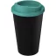 Cana de voiaj, 350 ml, 15.5xØ 9.5 cm, Americano, 20IUN0701, Negru, Gri, Polipropilena