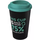 Cana de voiaj, 350 ml, 15.5xØ 9.5 cm, Americano, 20IUN0701, Negru, Gri, Polipropilena