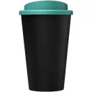 Cana de voiaj, 350 ml, 15.5xØ 9.5 cm, Americano, 20IUN0701, Negru, Gri, Polipropilena