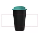 Cana de voiaj, 350 ml, 15.5xØ 9.5 cm, Americano, 20IUN0701, Negru, Gri, Polipropilena