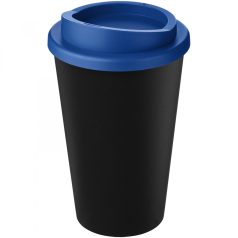   Cana de voiaj, 350 ml, 15.5xØ 9.5 cm, Americano, 20IUN0707, Negru, Albastru, Polipropilena