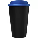 Cana de voiaj, 350 ml, 15.5xØ 9.5 cm, Americano, 20IUN0707, Negru, Albastru, Polipropilena