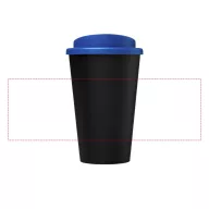   Cana de voiaj, 350 ml, 15.5xØ 9.5 cm, Americano, 20IUN0707, Negru, Albastru, Polipropilena