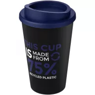   Cana de voiaj, 350 ml, 15.5xØ 9.5 cm, Americano, 20IUN0702, Negru, Albastru, Polipropilena