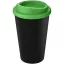 Cana de voiaj, 350 ml, 15.5xØ 9.5 cm, Americano, 20IUN0704, Negru, Verde, Polipropilena