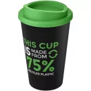 Cana de voiaj, 350 ml, 15.5xØ 9.5 cm, Americano, 20IUN0704, Negru, Verde, Polipropilena