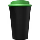 Cana de voiaj, 350 ml, 15.5xØ 9.5 cm, Americano, 20IUN0704, Negru, Verde, Polipropilena