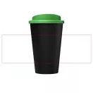 Cana de voiaj, 350 ml, 15.5xØ 9.5 cm, Americano, 20IUN0704, Negru, Verde, Polipropilena