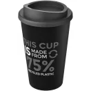 Cana de voiaj, 350 ml, 15.5xØ 9.5 cm, Americano, 20IUN0705, Negru, Gri, Polipropilena
