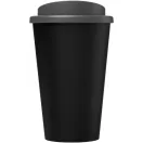 Cana de voiaj, 350 ml, 15.5xØ 9.5 cm, Americano, 20IUN0705, Negru, Gri, Polipropilena