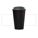 Cana de voiaj, 350 ml, 15.5xØ 9.5 cm, Americano, 20IUN0705, Negru, Gri, Polipropilena