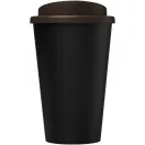 Cana de voiaj, 350 ml, 15.5xØ 9.5 cm, Americano, 20IUN0703, Negru, Maro, Polipropilena