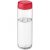 Sticla sport pentru apa, 850 ml, 22,6xø6,35 cm, H2O, 20SEP0746, Polipropilena, Plastic, Transparent, Rosu