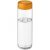 Sticla sport pentru apa, 850 ml, 22,6xø6,35 cm, H2O, 20SEP0743, Polipropilena, Plastic, Transparent, Portocaliu