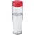 Sticla sport pentru apa, 700 ml, 22xø6,35 cm, H2O, 20SEP0718, Polipropilena, Plastic, Transparent, Rosu