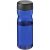 Sticla sport pentru apa, 650 ml, 20,5xø6,35 cm, H2O, 20SEP0702, Polipropilena, Plastic, Albastru, Negru