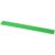 Renzo 30 cm plastic ruler, GPPS Plastic, Green