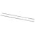 Renzo 30 cm plastic ruler, GPPS Plastic, White