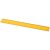 Renzo 30 cm plastic ruler, GPPS Plastic, Yellow