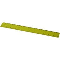 Renzo 30 cm plastic ruler, GPPS Plastic, Lime