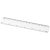 Renzo 15 cm plastic ruler, GPPS Plastic, White