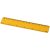 Renzo 15 cm plastic ruler, GPPS Plastic, Yellow