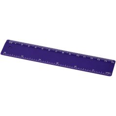 Renzo 15 cm plastic ruler, GPPS Plastic, Purple