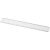 Ellison 30 cm plastic ruler with paper insert, GPPS Plastic, White