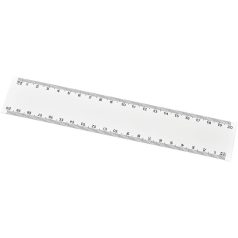 Arc 20 cm flexible ruler, 450 g/m² synthetic paper, White