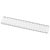 Arc 20 cm flexible ruler, 450 g/m² synthetic paper, White